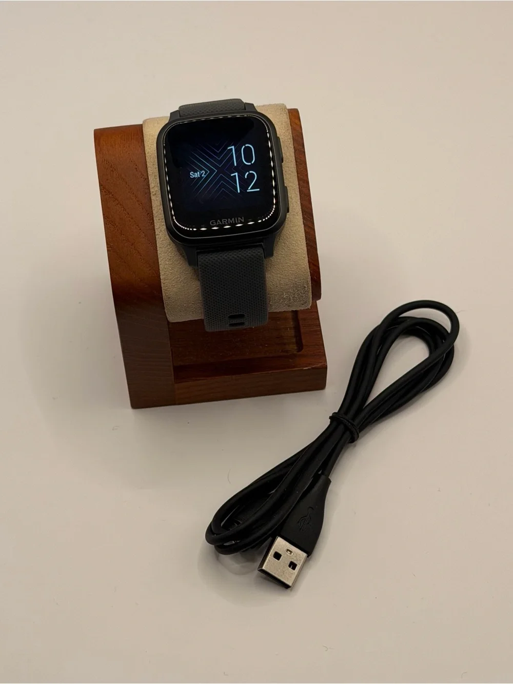 Garmin Venu SQ, Tested, Excellent, Charger Included, Gray/black